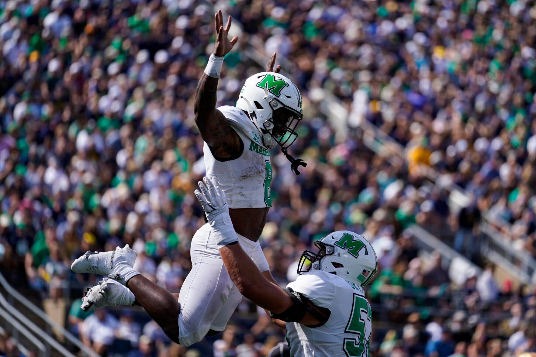 APTOPIX Marshall Notre Dame Football